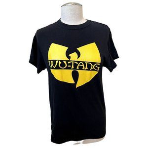 Women's/Men's/Unisex WU-TANG logo black Short Sleeve T-Shirt Size Small